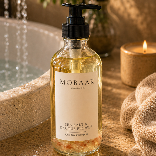 Sea Salt + Cactus Flower Body Oil – Mobaak Aromatherapy Shoppe