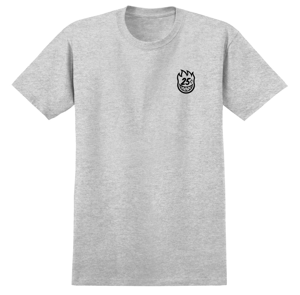 Spitfire X QS Snackman Tee - Heather Grey/Black by Skates USA