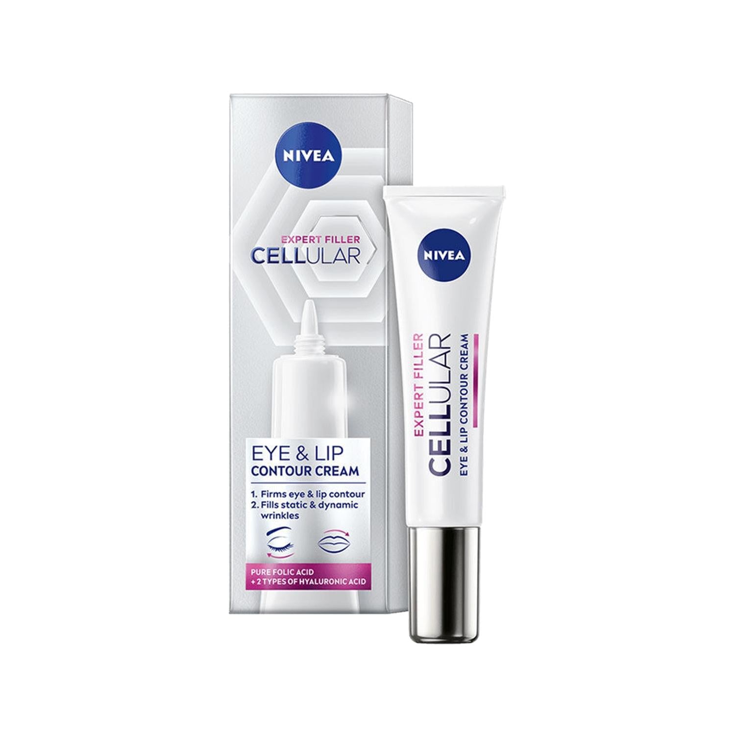 Nivea Cellular Expert Filler Eye Cream 15ml - Anti-Aging Eye Care for Fine Lines & Wrinkles