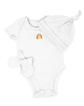 ParkerandTalia The Onesie Essential Set- Onesie+ Hat+ Handcovers — sensory-friendly baby onesie and baby swaddle