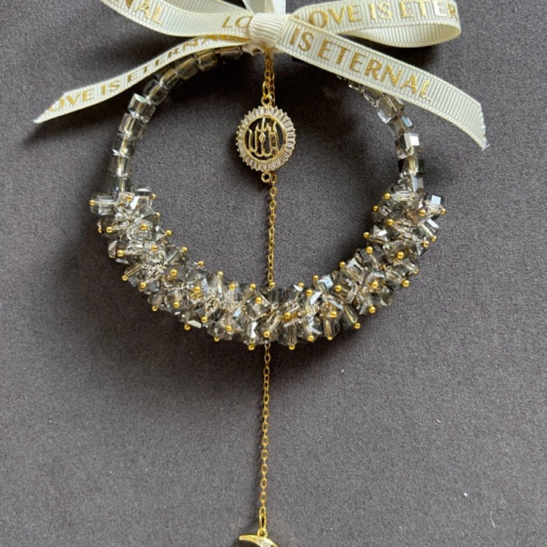 Mariam's Collection Star Moon Crystal Vehicle Hanging Ornament (MAC290) — product category context