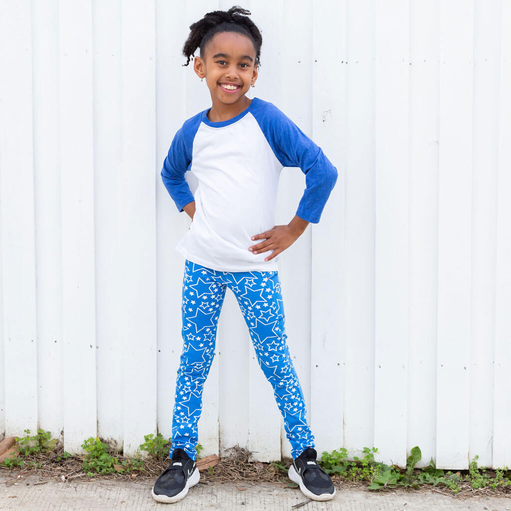Princess Awesome & Boy Wonder Star-Spangled Leggings with Pockets — main product shot