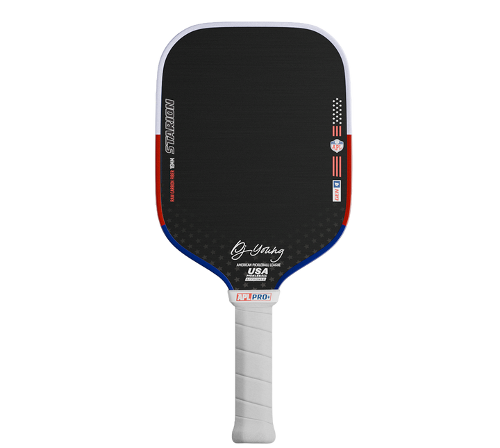 APL DJ Young Starion Pro+ 16mm Pickleball Paddle | Carbon Fiber | Gen 4 Thermoformed Foam Technology