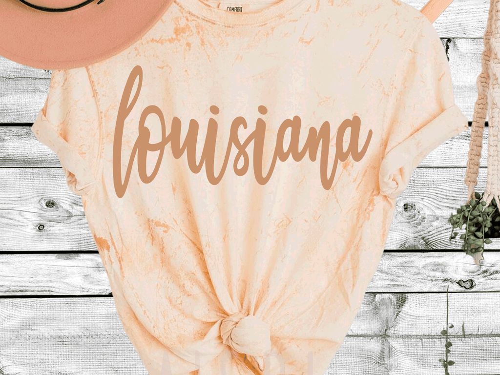 A Blessed Texas Mess Boutique Comfort Color Colorblast Tie Dye Spring State Shirts — graphic shirts category context