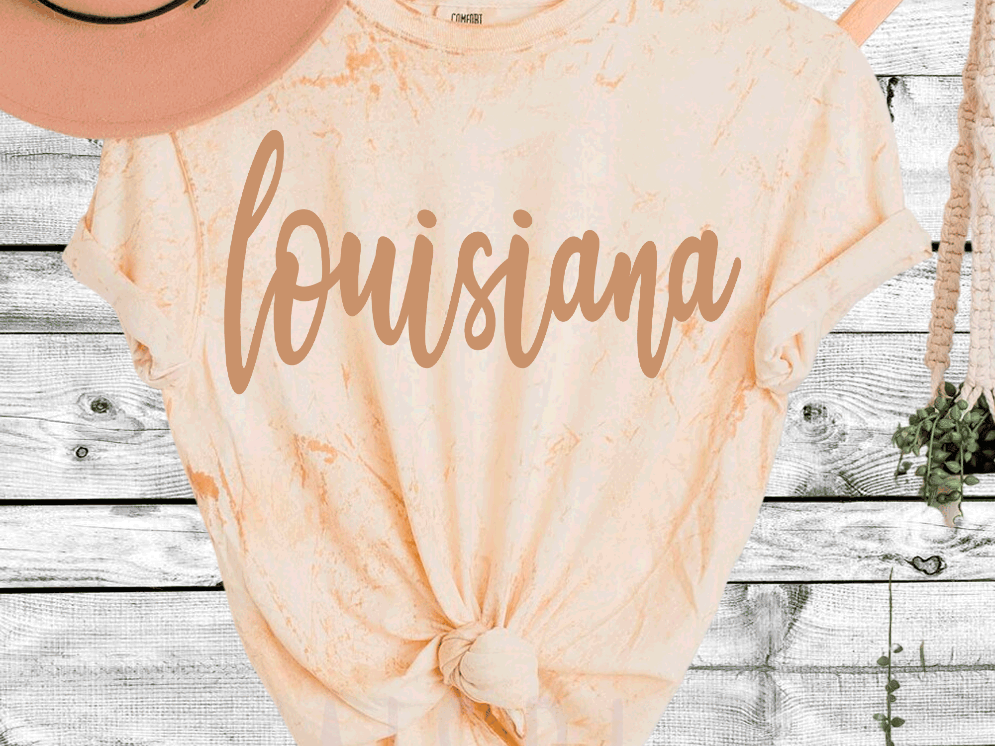A Blessed Texas Mess Boutique Comfort Color Colorblast Tie Dye Spring State Shirts — graphic shirts category context