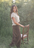 Inherit Co. Stella Maxi Corduroy Skirt - FINAL SALE — main product shot