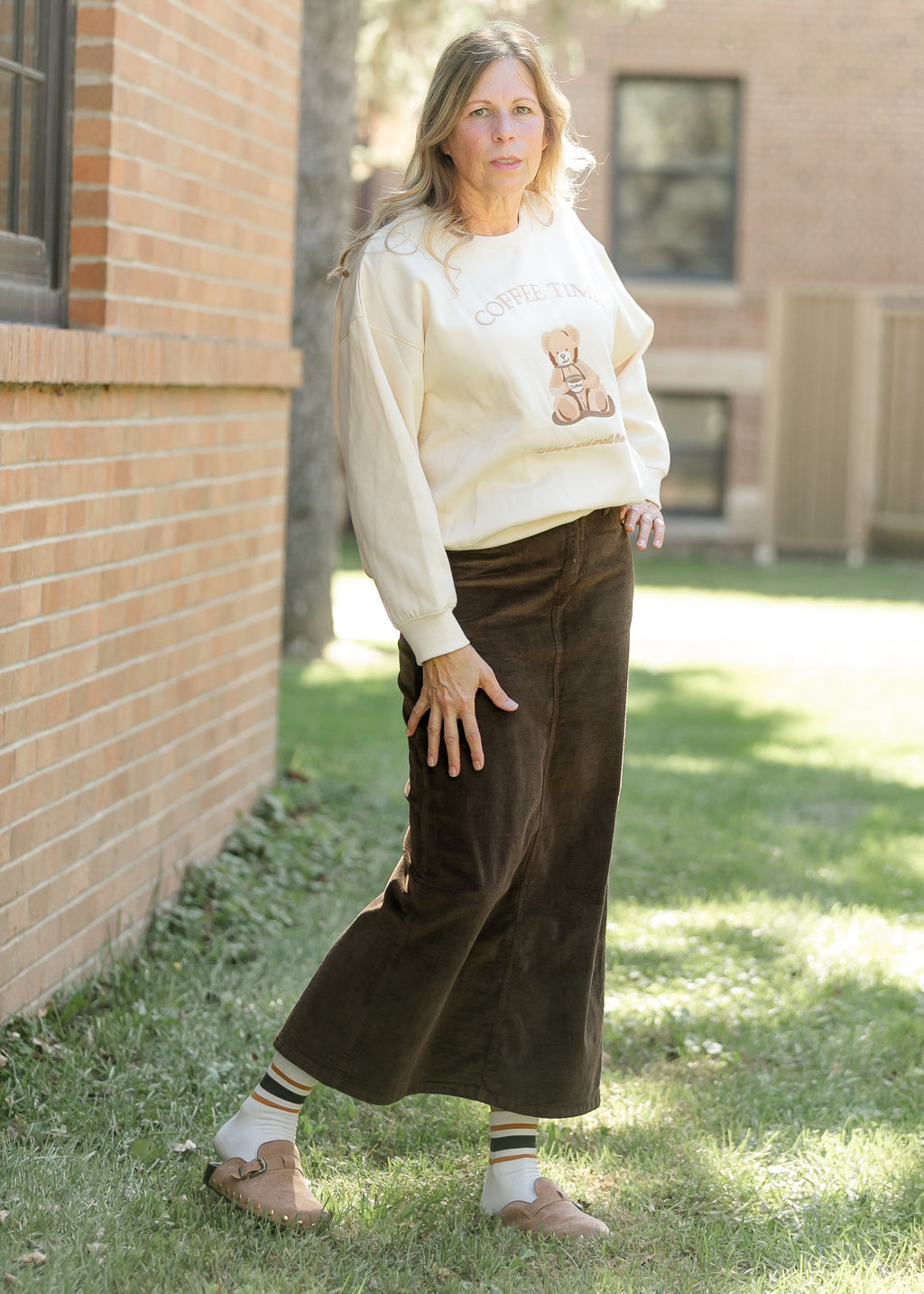 Inherit Co. Stella Maxi Corduroy Skirt - FINAL SALE — feature highlight