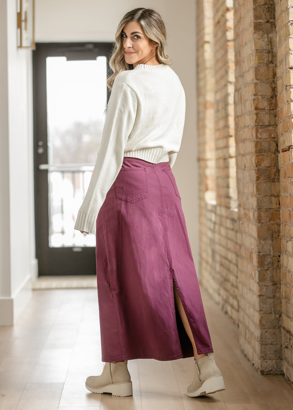 Inherit Co. Stella Orchid Denim Maxi Skirt - FINAL SALE — packaging