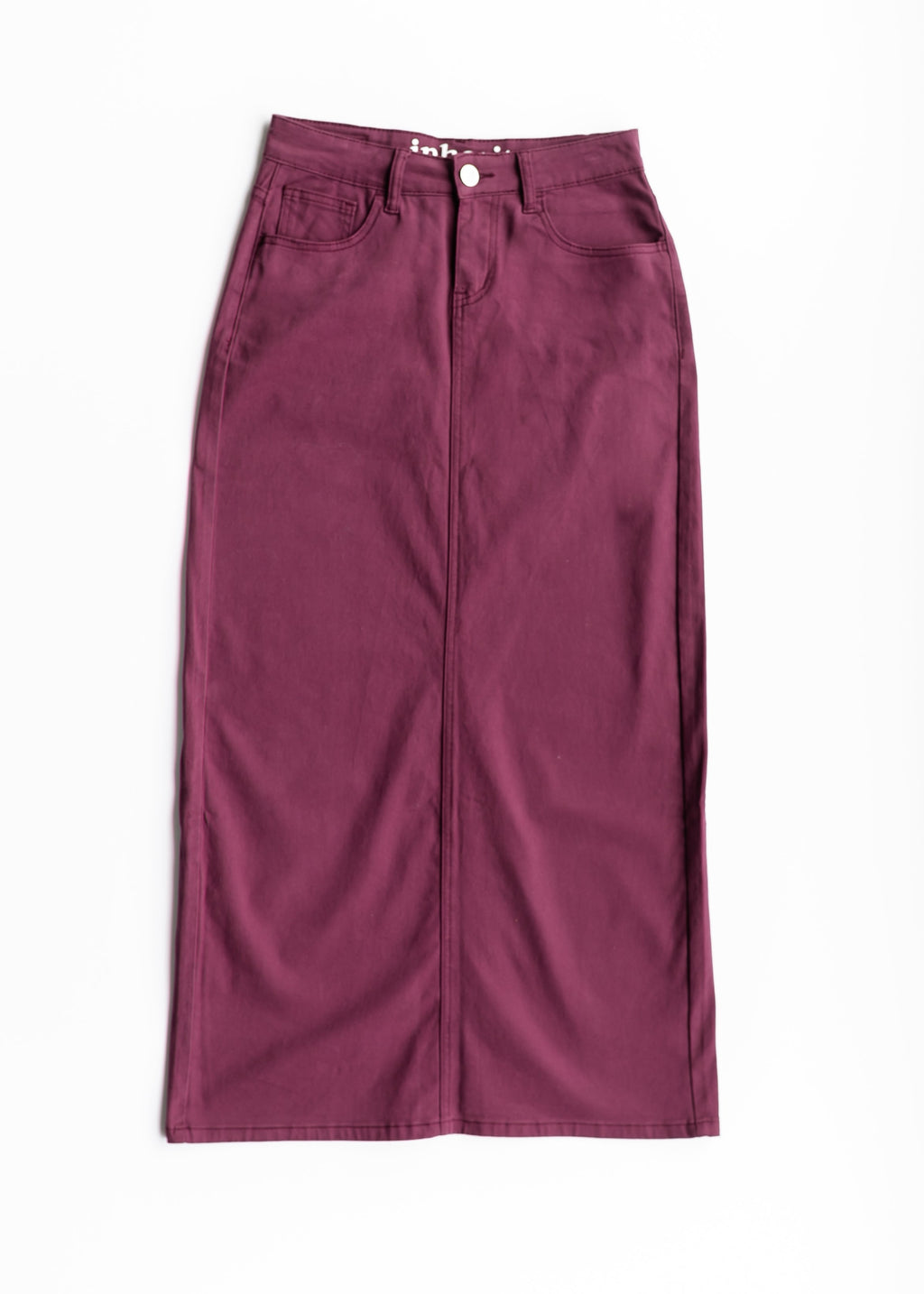 Inherit Co. Stella Orchid Denim Maxi Skirt - FINAL SALE — comparison shot