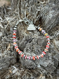 Wild Junkie Sterling Silver Desert Sunset Shell Heishi Bead Bracelet — main product shot