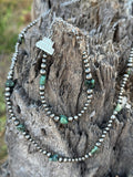 Wild Junkie Sterling Silver Turquoise Flat Bead Bracelet — main product shot
