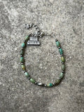 Wild Junkie Sterling Silver Wild Spur Turquoise Beaded Bracelet — main product shot
