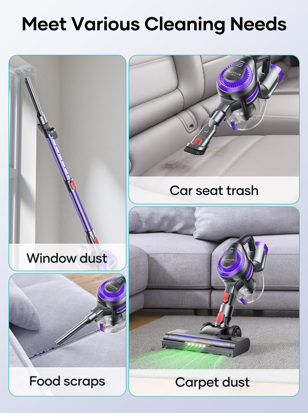 Honiture Y10 Cordless Vacuum Cleaning Bundle, view 12