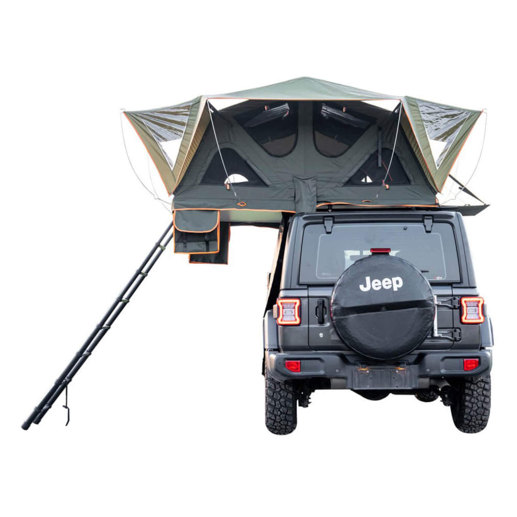 Naturnest Andromeda Green Soft-Shell Rooftop Tent With Large Panoramic Skylight & YKK Doors (SAK50612) – SAKSBY WHOLESALE, vi