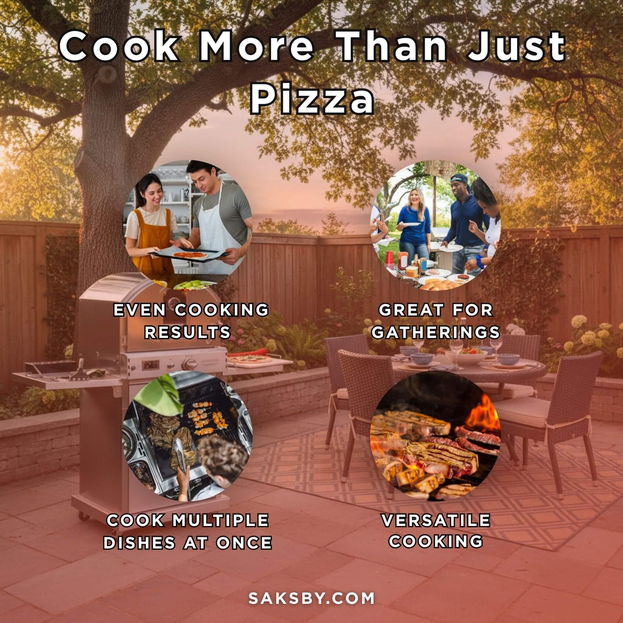 Summerset 60-Inch Outdoor Freestanding Gas Pizza Oven [SS-OVFS-LP/NG] (SAK17543) – SAKSBY WHOLESALE, view 4