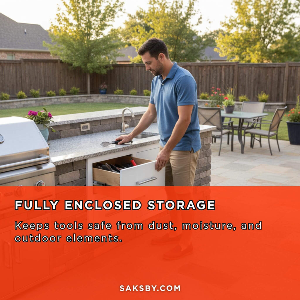 Summerset 33" Flush Mount 2 Soft Closing Drawers And Access Door Combo [DC2-33] (SAK45978) – SAKSBY WHOLESALE, view 3