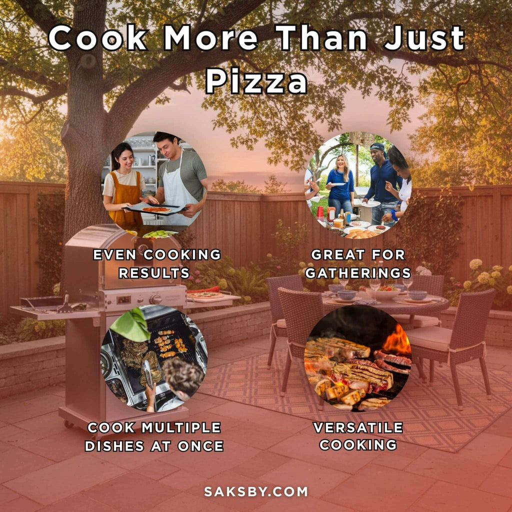 Summerset Outdoor Built-In Countertop Gas Pizza Oven [SS-OVBI] (SAK73182) – SAKSBY WHOLESALE, view 6
