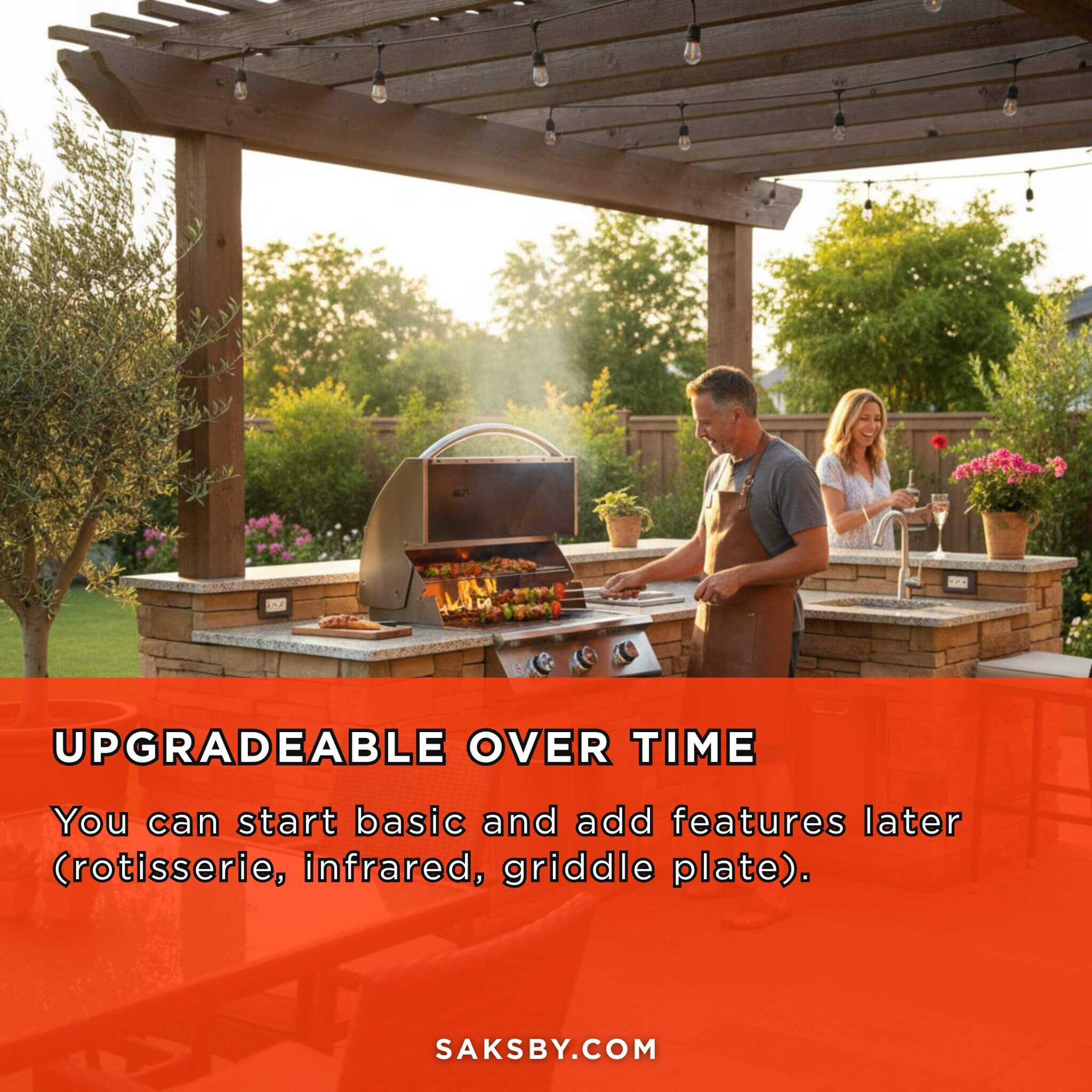 Summerset Sizzler Built-In Propane Gas Grill [SIZ25/32/40] (SAK71502) – SAKSBY WHOLESALE, view 4
