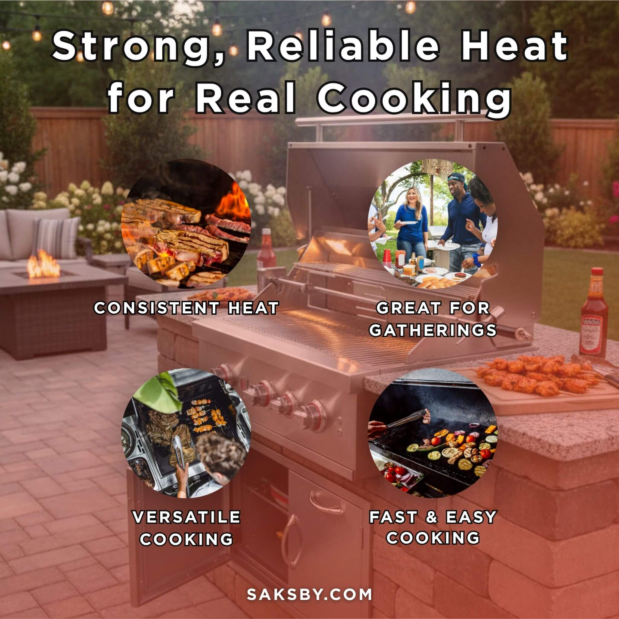 Summerset TRL Built-In Propane Gas Grill With Rotisserie (TRL32/38-LP) (SAK17213) – SAKSBY WHOLESALE, view 6