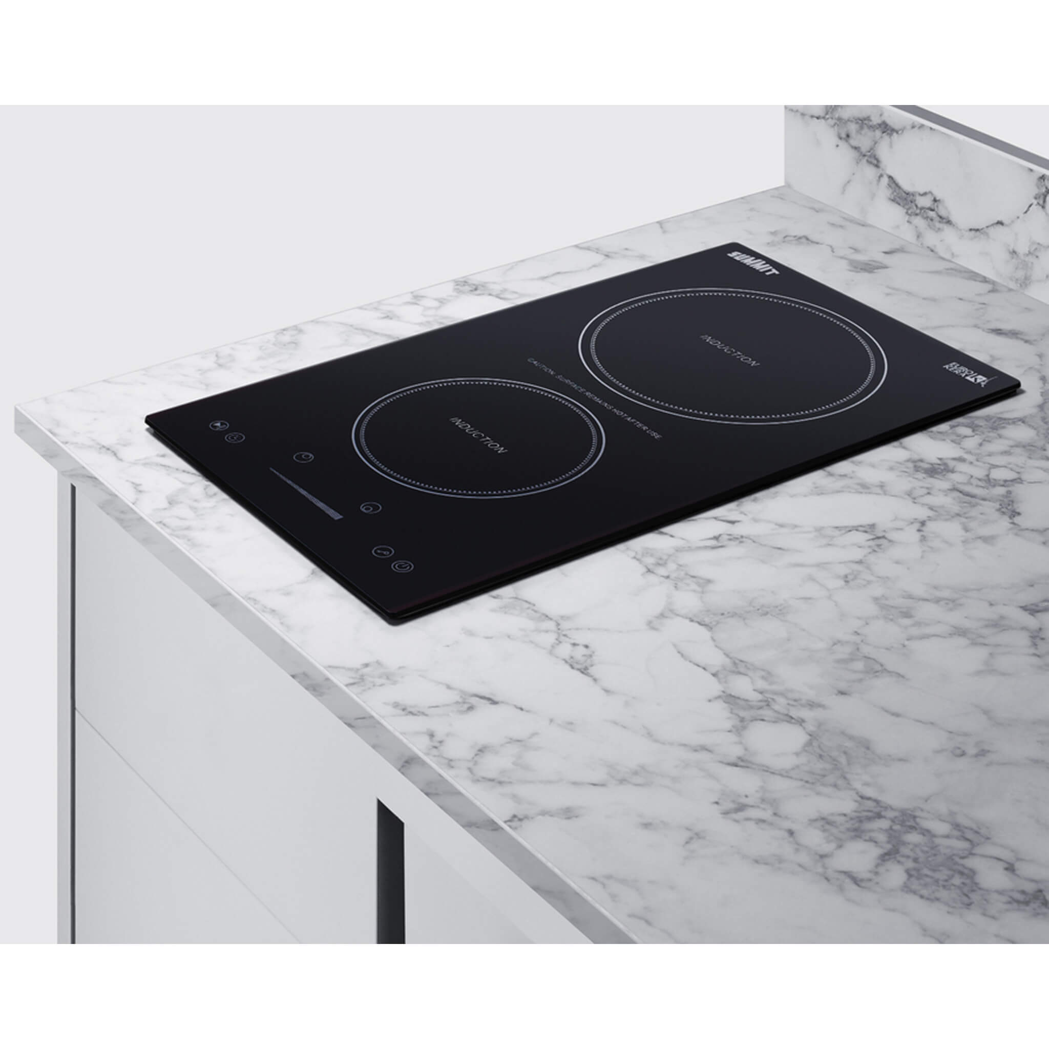 Summit Turnkey Caldera Kitchenette With A Cooktop, Refrigerator-Freezer, Sink, And Pre-Installed Cabinetry [CALDERAWH35] (SAK