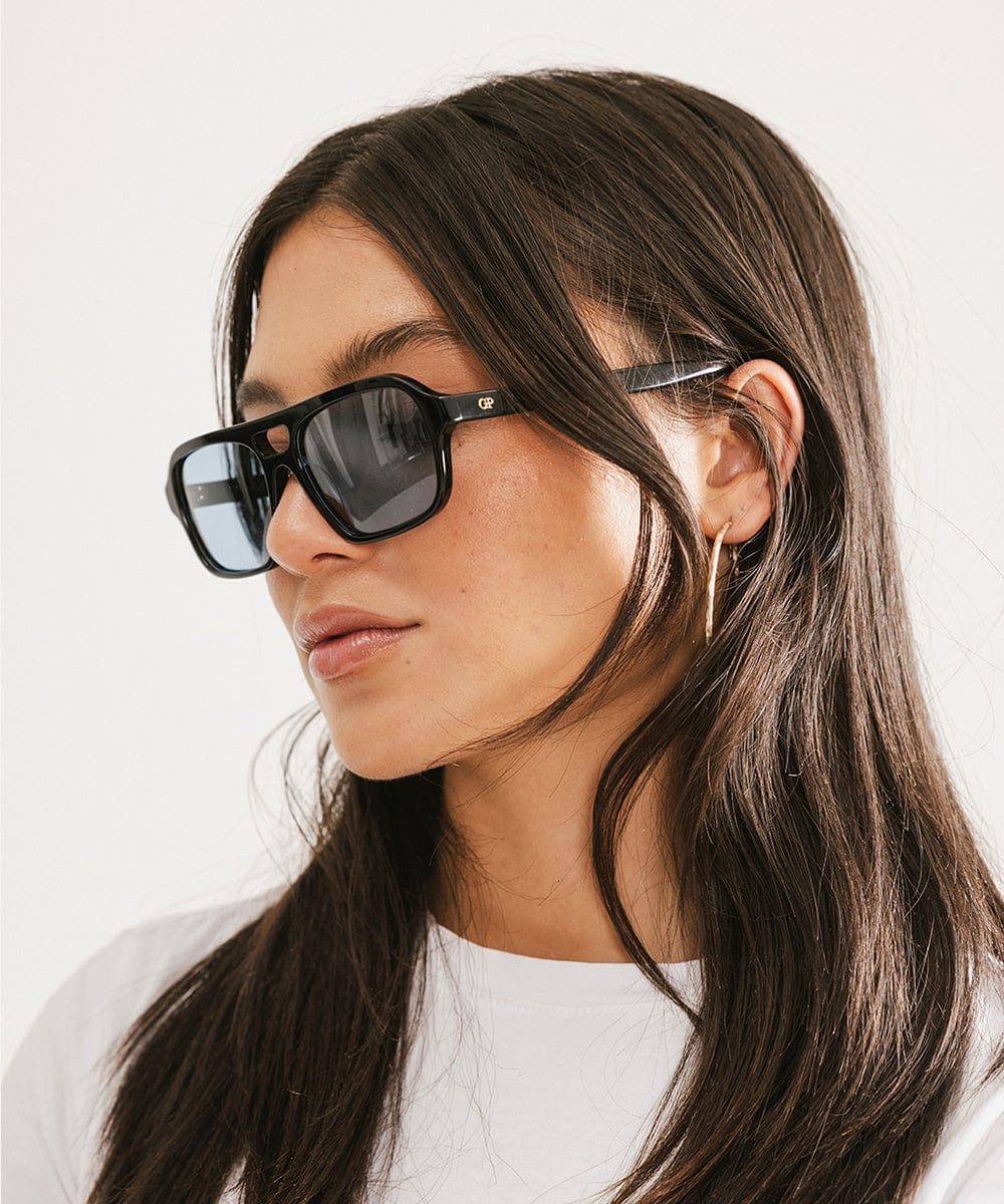 GIGI PIP Beau Aviator Sunglasses — fabric or material detail