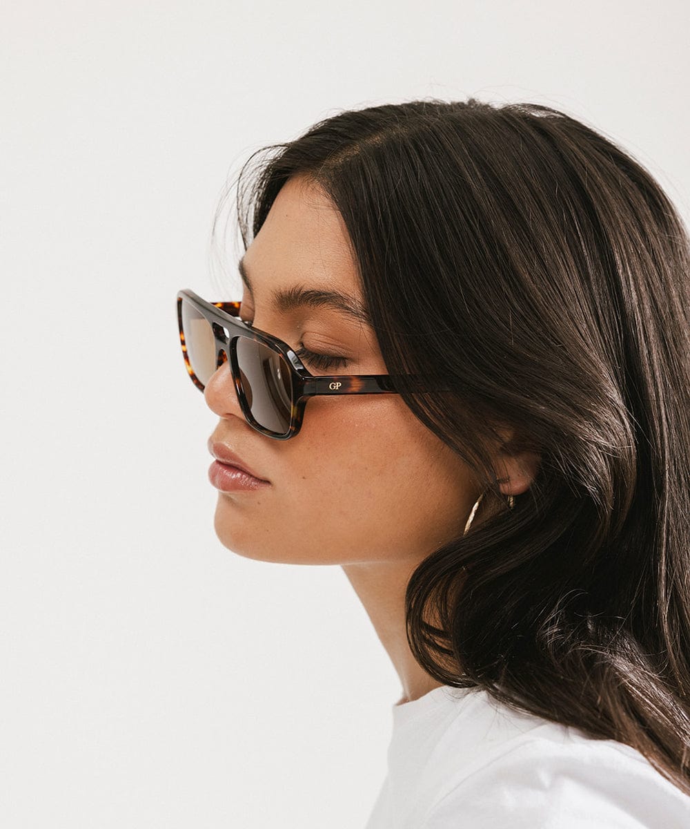 GIGI PIP Beau Aviator Sunglasses — in-use photo