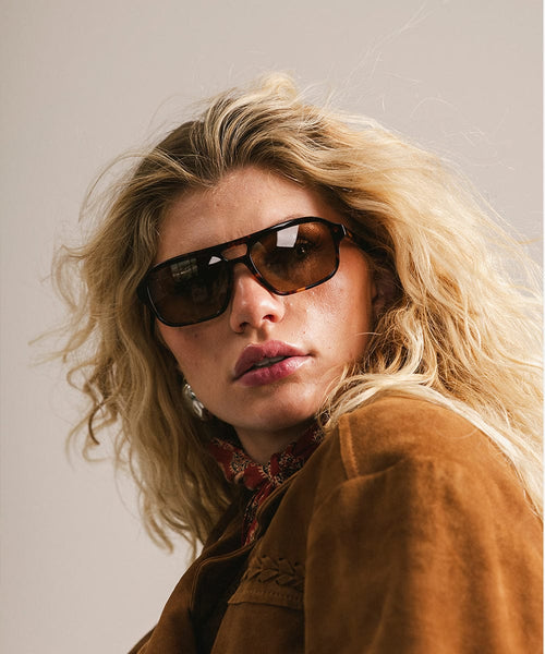 GIGI PIP Beau Aviator Sunglasses — detail close-up