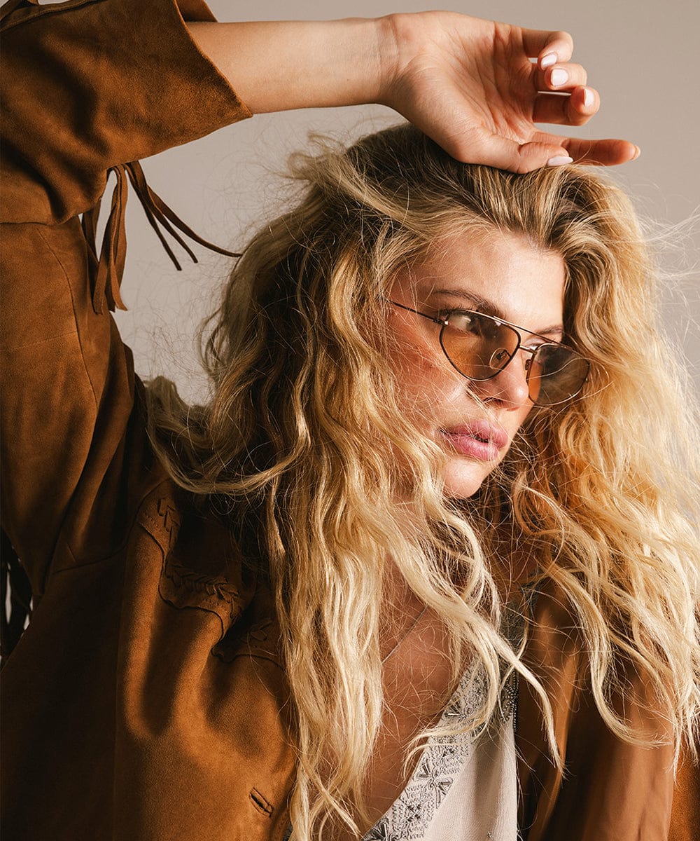 GIGI PIP Sienna Aviator Sunglasses — side view