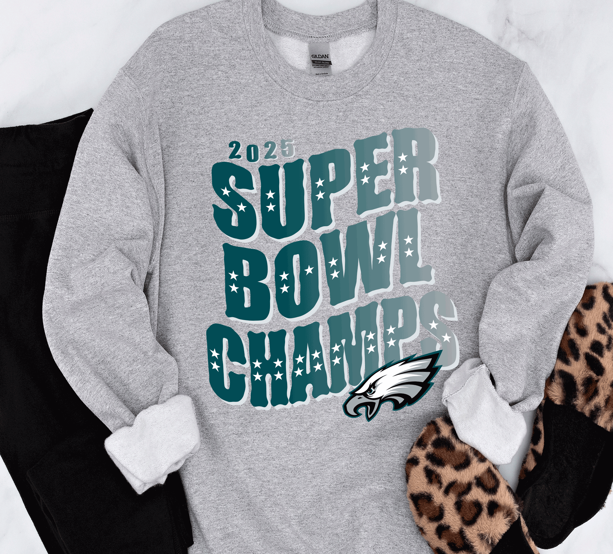A Blessed Texas Mess Boutique Super Bowl Philadelphia Football Fly Eagles Fly Super Bowl Champs Trending… — construction detail