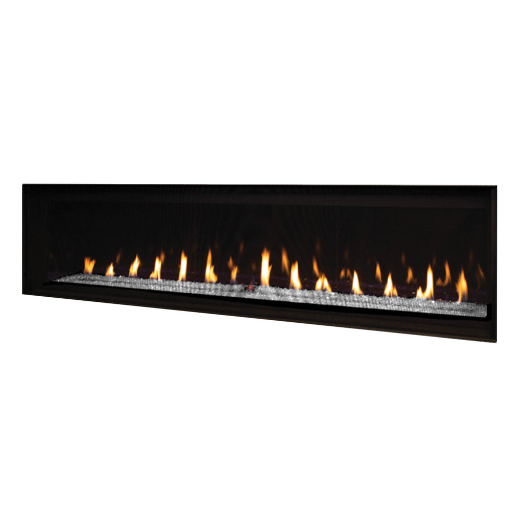 Superior Fireplaces 84-Inch Linear Direct Vent Electric Ignition Natural Gas Fireplace With Screen Barrier [DRL6084TEN] (SAK1