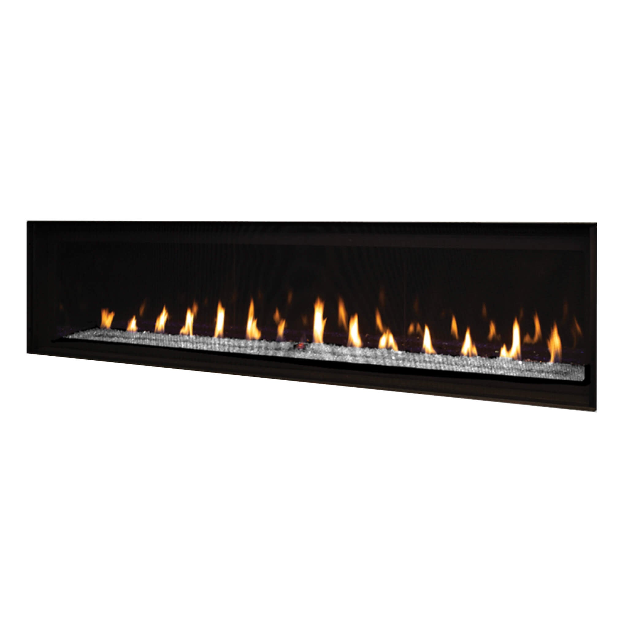 Superior Fireplaces 84-Inch Linear Direct Vent Electric Ignition Natural Gas Fireplace With Screen Barrier [DRL6084TEN] (SAK1