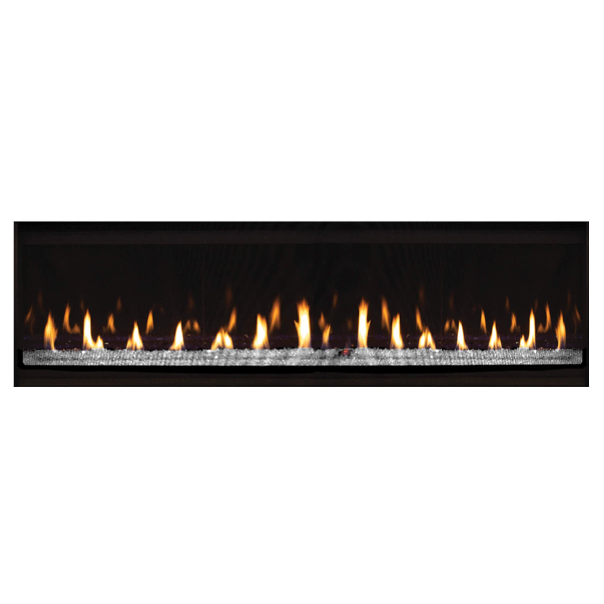 Superior Fireplaces 84-Inch Linear Direct Vent Electric Ignition Natural Gas Fireplace With Screen Barrier [DRL6084TEN] (SAK1