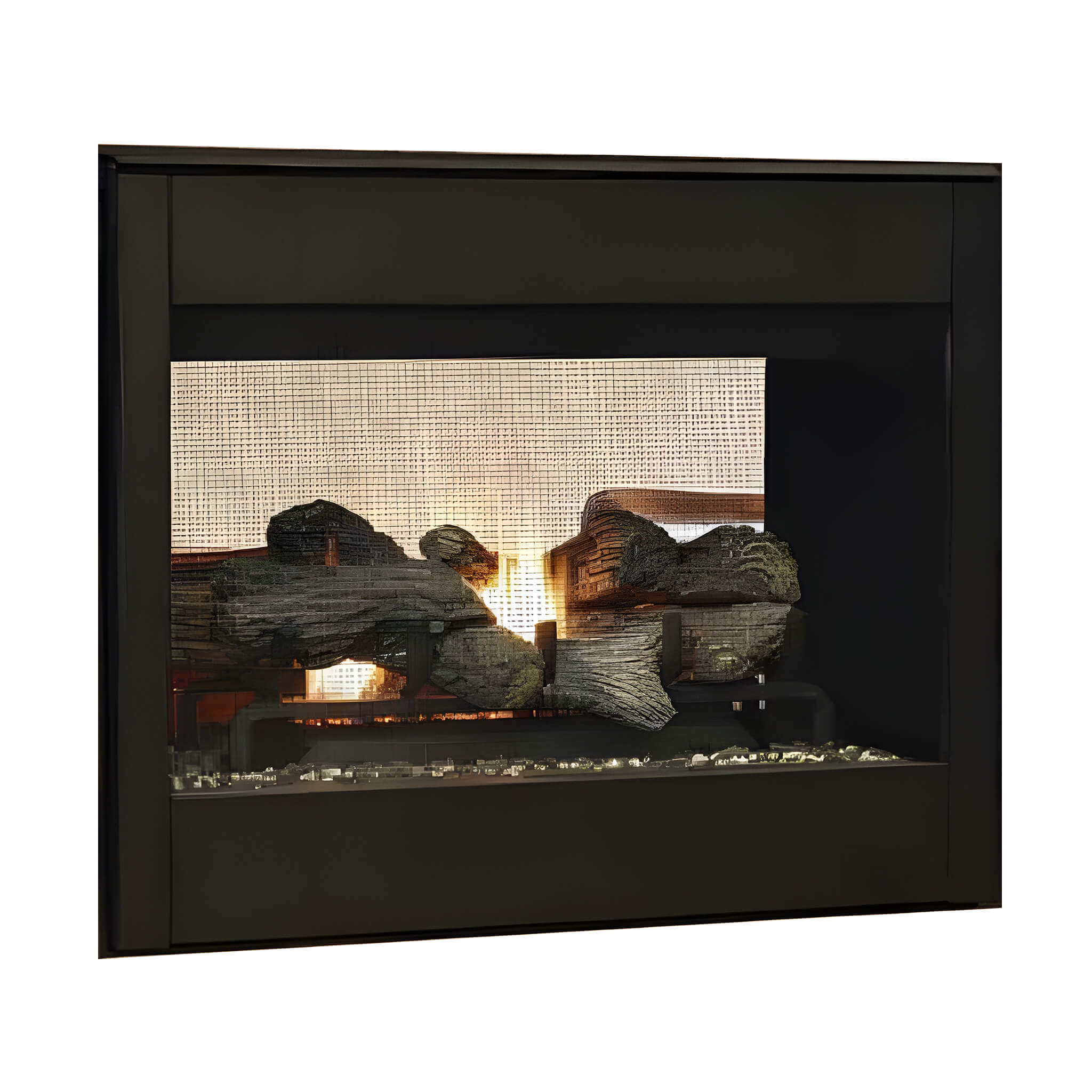 Superior Fireplaces 35-Inch Electronic Ignition Natural Gas Direct Vent See-Through Fireplace [DR35STDEN] (SAK20581) – SAKSBY