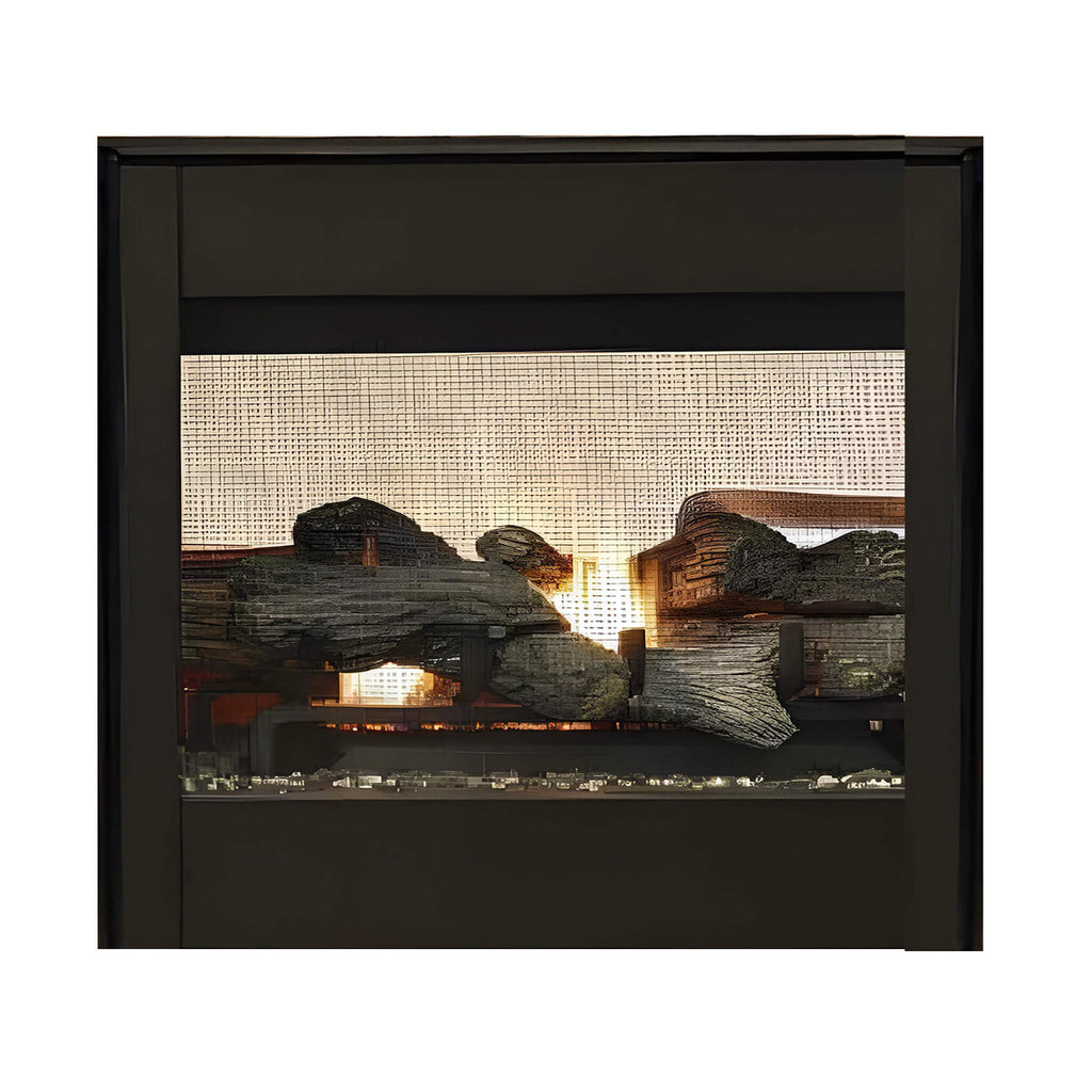 Superior Fireplaces 35-Inch Electronic Ignition Natural Gas Direct Vent See-Through Fireplace [DR35STDEN] (SAK20581) – SAKSBY