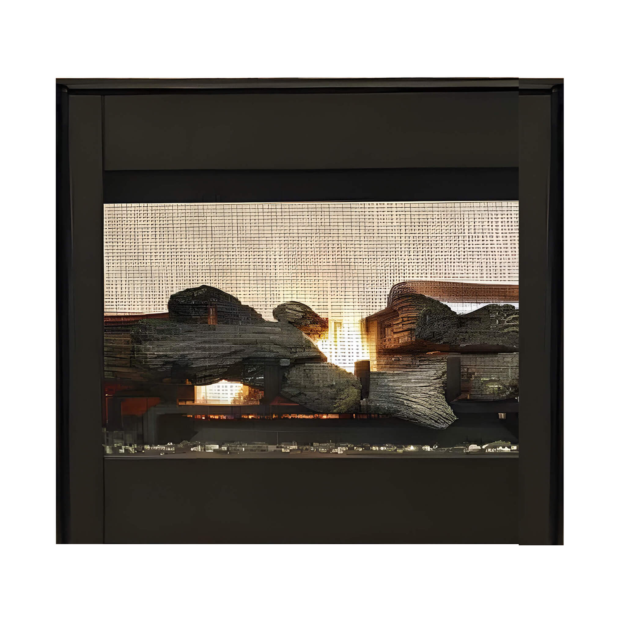 Superior Fireplaces 35-Inch Electronic Ignition Natural Gas Direct Vent See-Through Fireplace [DR35STDEN] (SAK20581) – SAKSBY