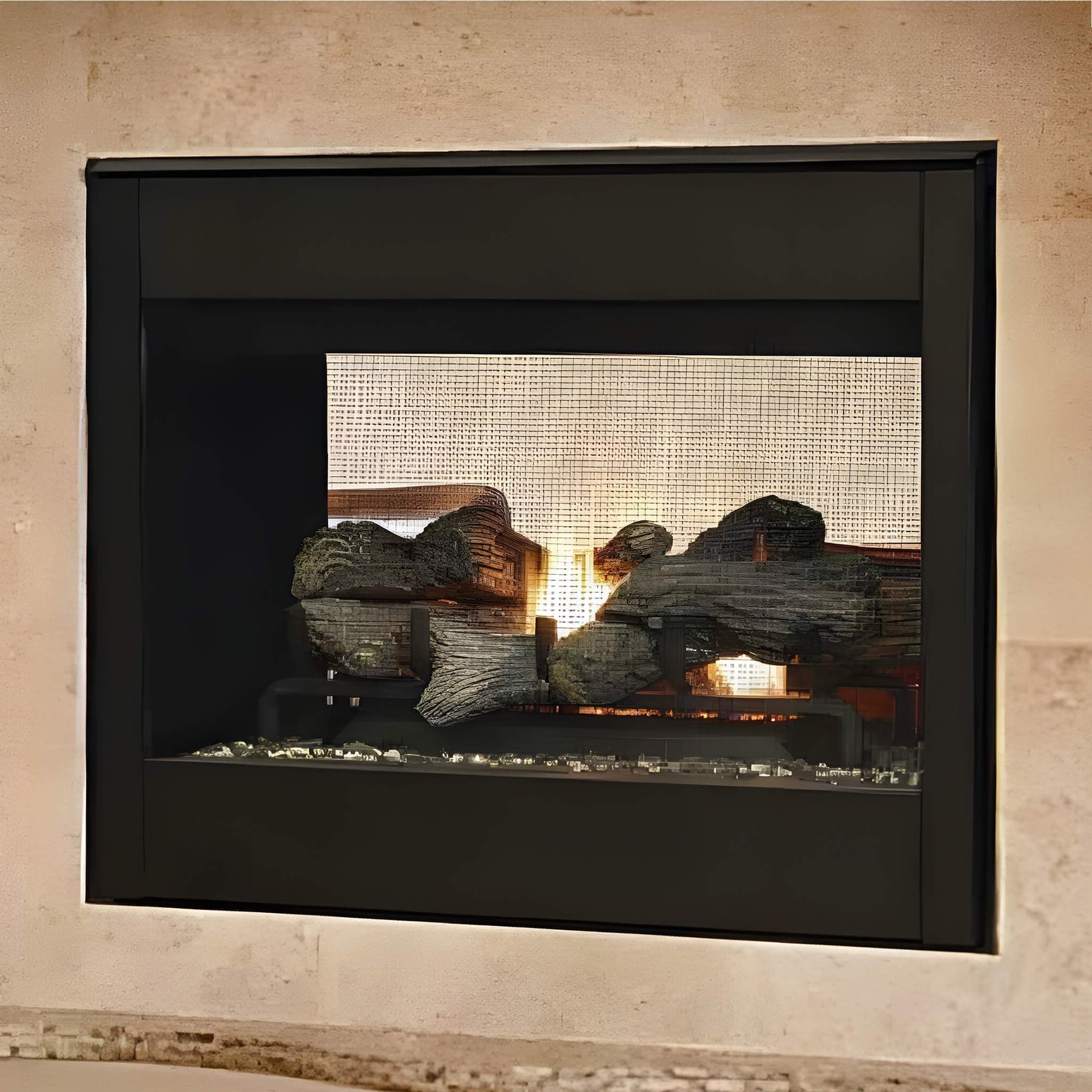 Superior Fireplaces 35-Inch Electronic Ignition Natural Gas Direct Vent See-Through Fireplace [DR35STDEN] (SAK20581) – SAKSBY