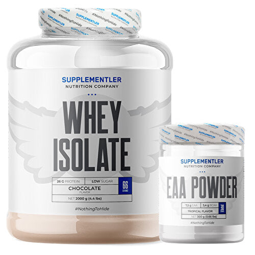 Supplementler.com Whey Isolate 2000 Gr + EAA Powder 300 Gr Combination
