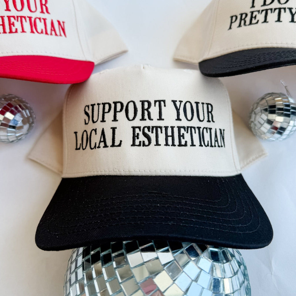 Coco & Rho Support Your Local Esthetician - Trucker Hat — main product shot