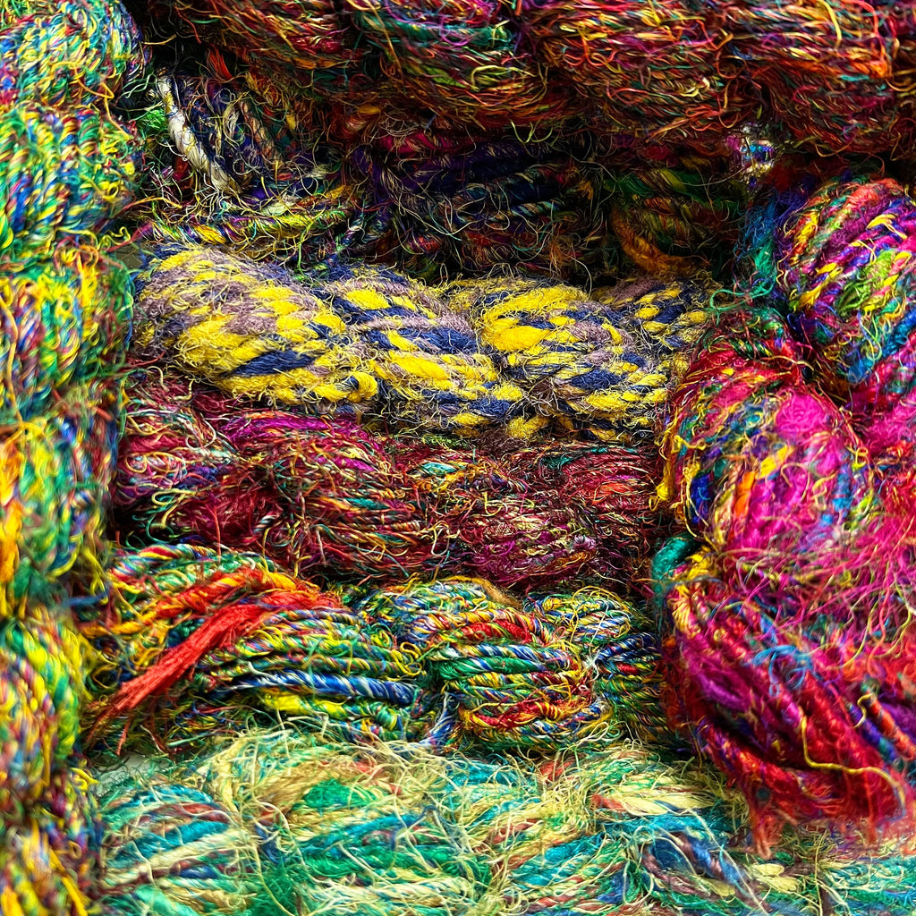 Darn Good Yarn Darn Good Yarn Mystery Hank of Banana Fiber Yarn — product category context