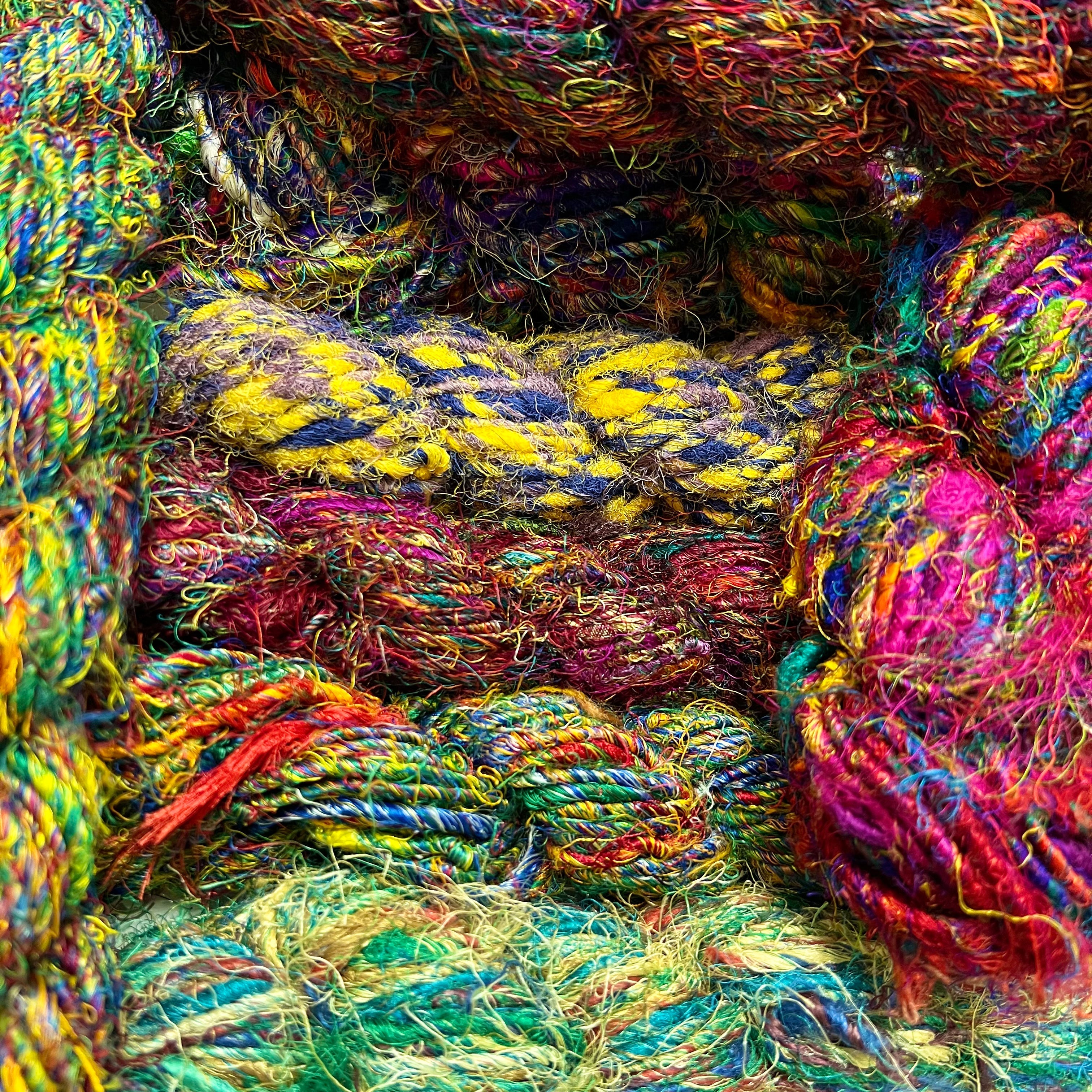 Darn Good Yarn Darn Good Yarn Mystery Hank of Banana Fiber Yarn — product category context