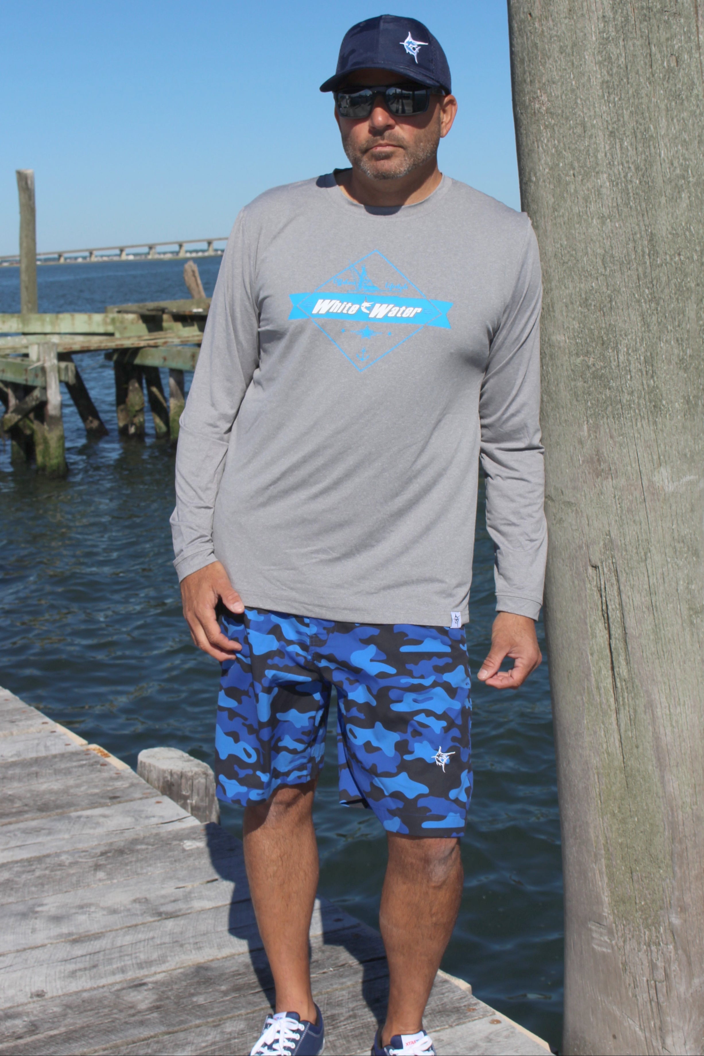 Offshore Graphic Performance Tee – White Water Life, view 3