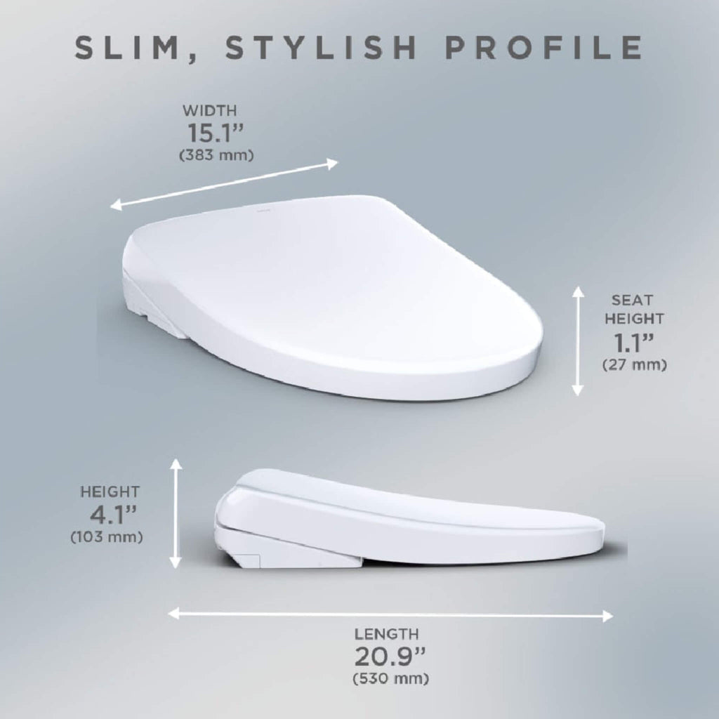 [SW4736AT40#01] TOTO S7A Washlet Elongated Bidet Toilet Seat With EWater And Auto Open/Close Contemporary Lid (SAK54823) – SA