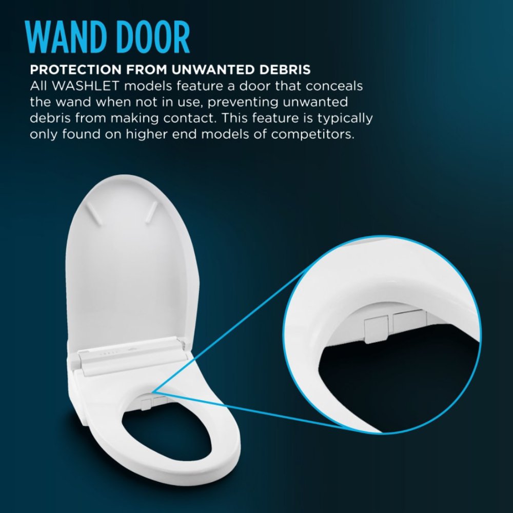 [SW573#01] TOTO Washlet S300E Round Soft Close Bidet Seat (SAK75014) – SAKSBY WHOLESALE, view 8