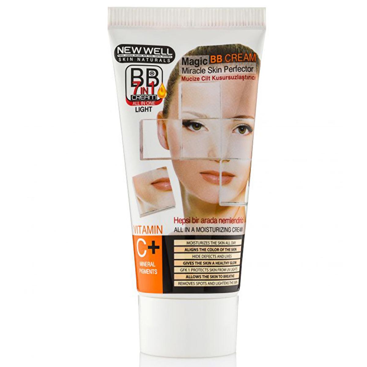 New Well Derma BB Cream Light - Dermatologically Tested, Cruelty-Free Makeup with SPF 15