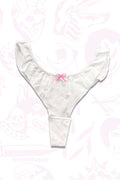 Thrash Happy Sweet Cheeks Ruffle Thong — main product shot