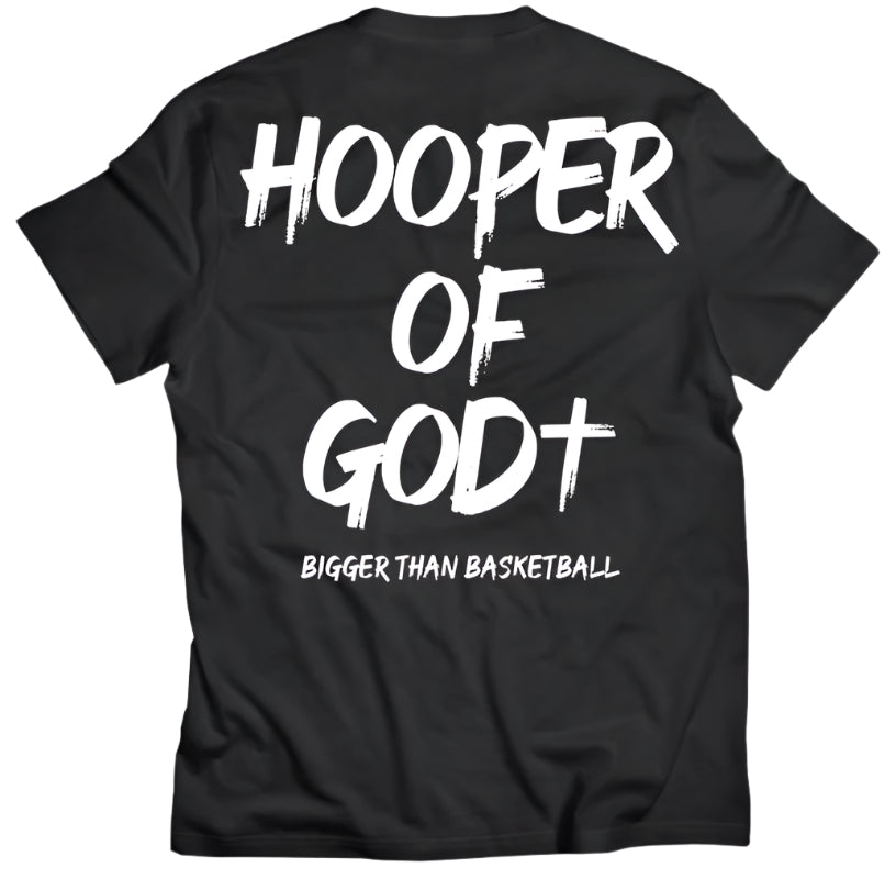 Bigger Than Basketball Hooper of God - T-Shirt - Black — main product shot