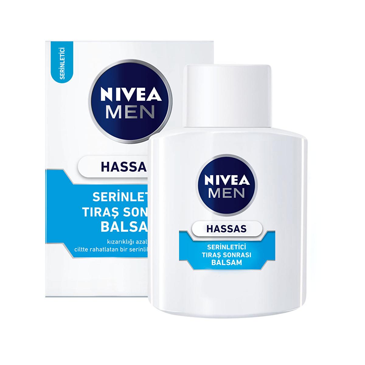 Nivea Men Alcohol-Free After Shave Balm for Sensitive Skin - Soothing, Cooling, and Refreshing Post Shave Care