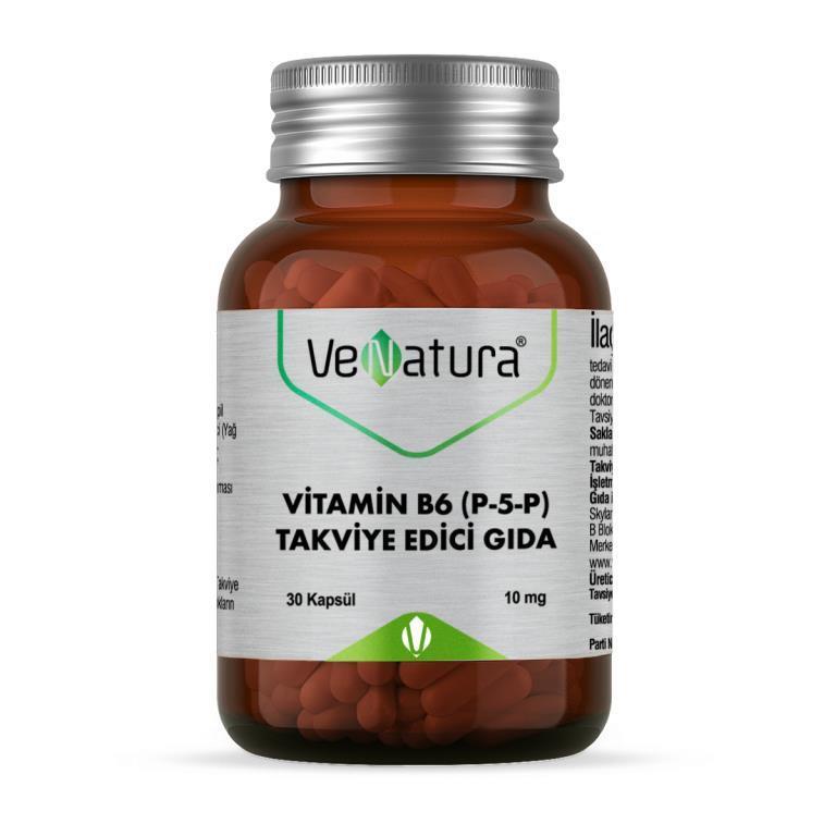 VeNatura Vitamin B6 (P-5-P) - 10 mg | 30 Capsules
