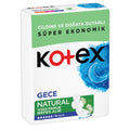 Kotex Natural Ultra Nighttime Feminine Hygiene Pads: 14-Count - Ultimate Leak Protection, Cottony Soft Comfort