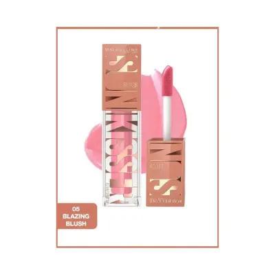 Maybelline New York Sunkisser Liquid Blush - 05 Blazing Blush, Natural Flush for Sensitive Skin